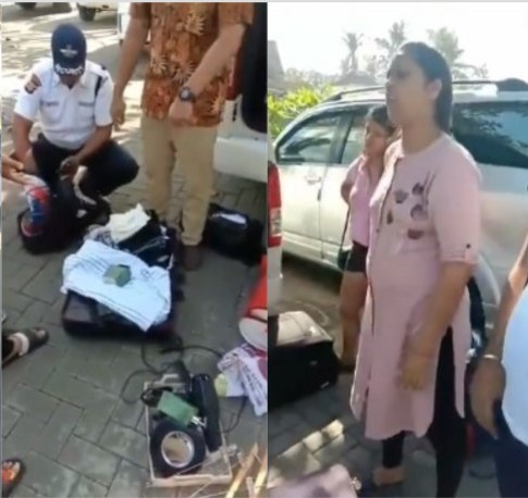 Indian Family Caught Stealing From Hotel In Bali