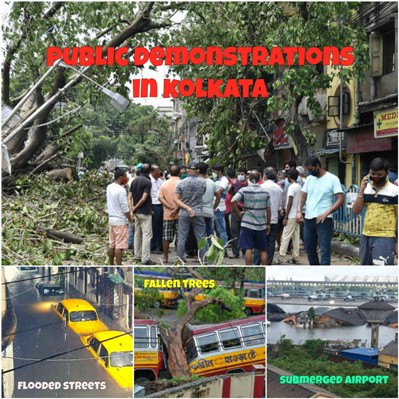 Demonstrations In Kolkata As Restoration Work Is Painfully Slow