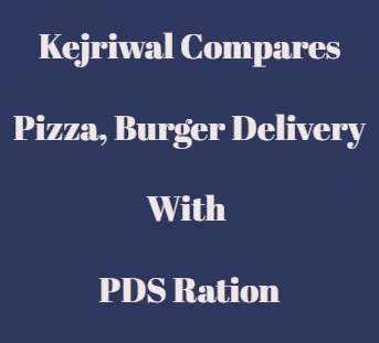 Pizza Delivery And PDS Ration Delivery Is Not The Same
