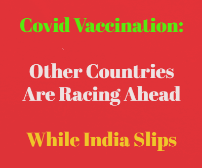 India Slips In Covid Vaccine Doses Per 100 Population