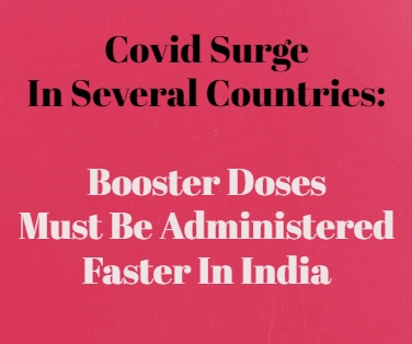 Giving Booster Dose Must Be Hastened