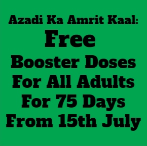 Free Booster Doses For 75 Days Is A Welcome Move