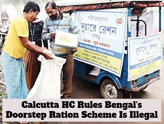 States Transgressing Limit By Introducing Doorstep Ration Schemes, Says Calcutta HC