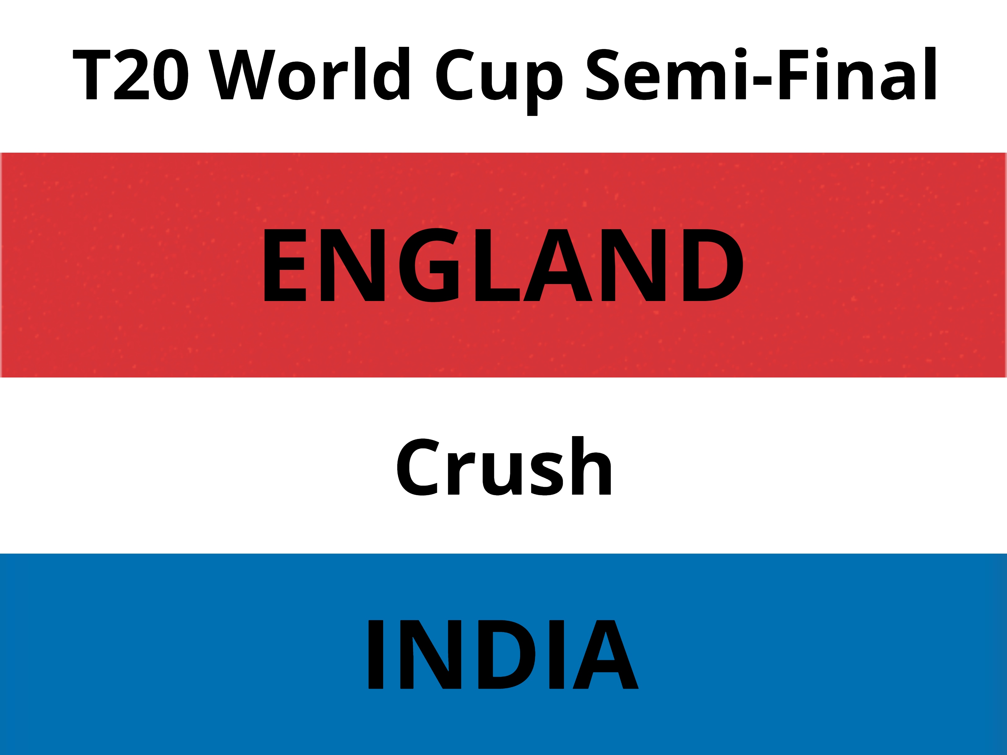 T20 World Cup: No Dream Finale - England Too Good For India