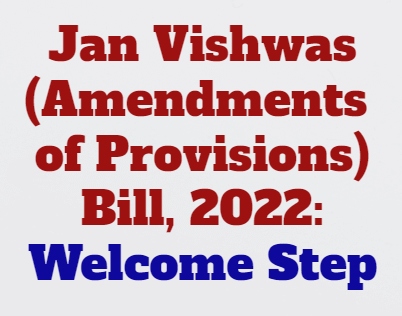 Making Laws Better To Earn Jan Vishwas