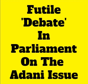 Adani Issue In Parliament: All Heat And No Light