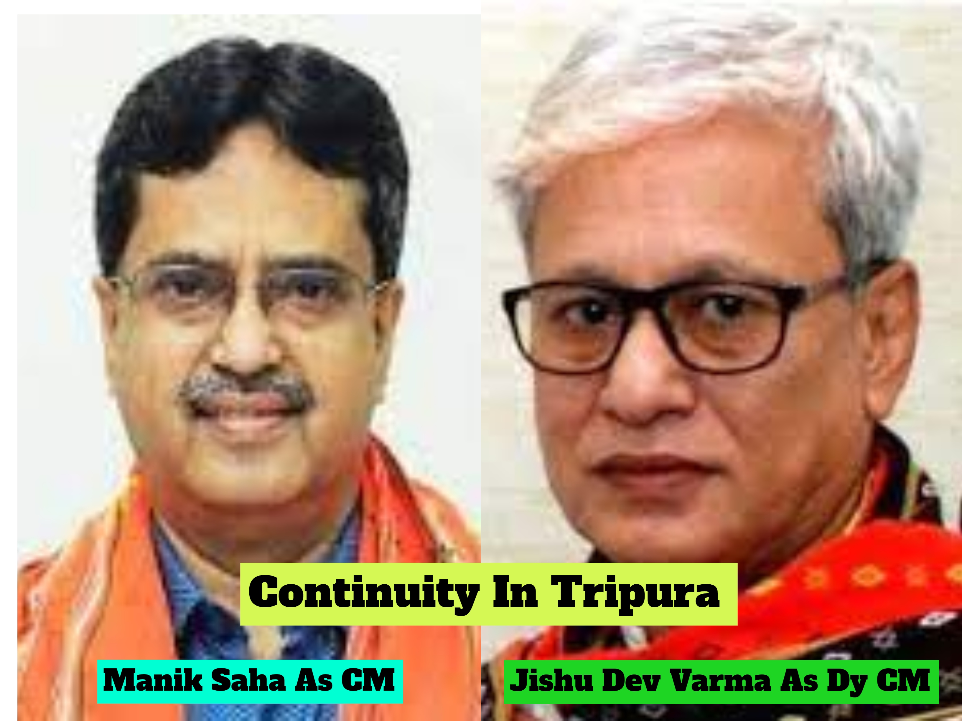 It's Manik Saha Again In Tripura