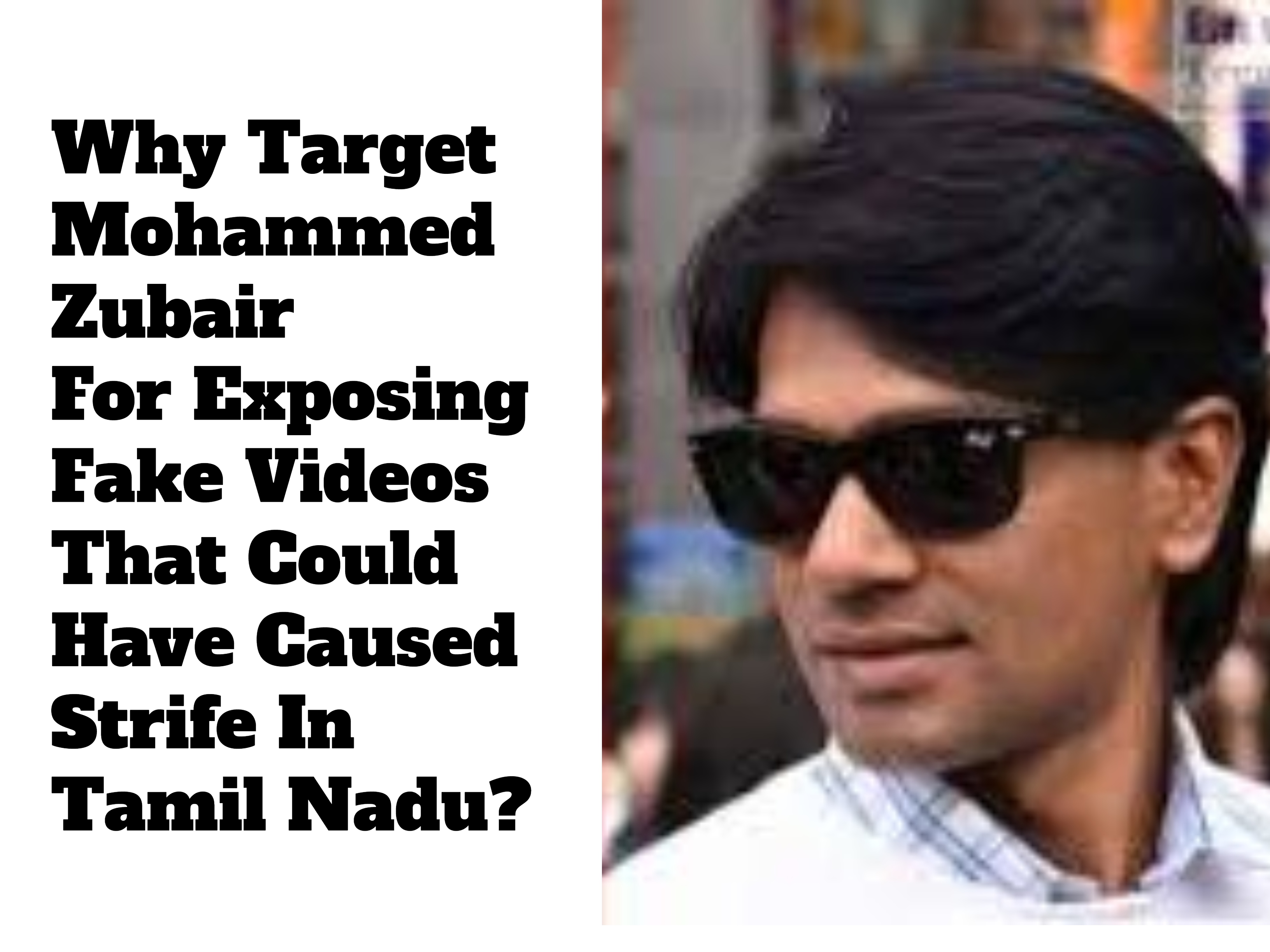 Exposing TN Fake Videos: Praise Mohammed Zubair, Not Threaten Him