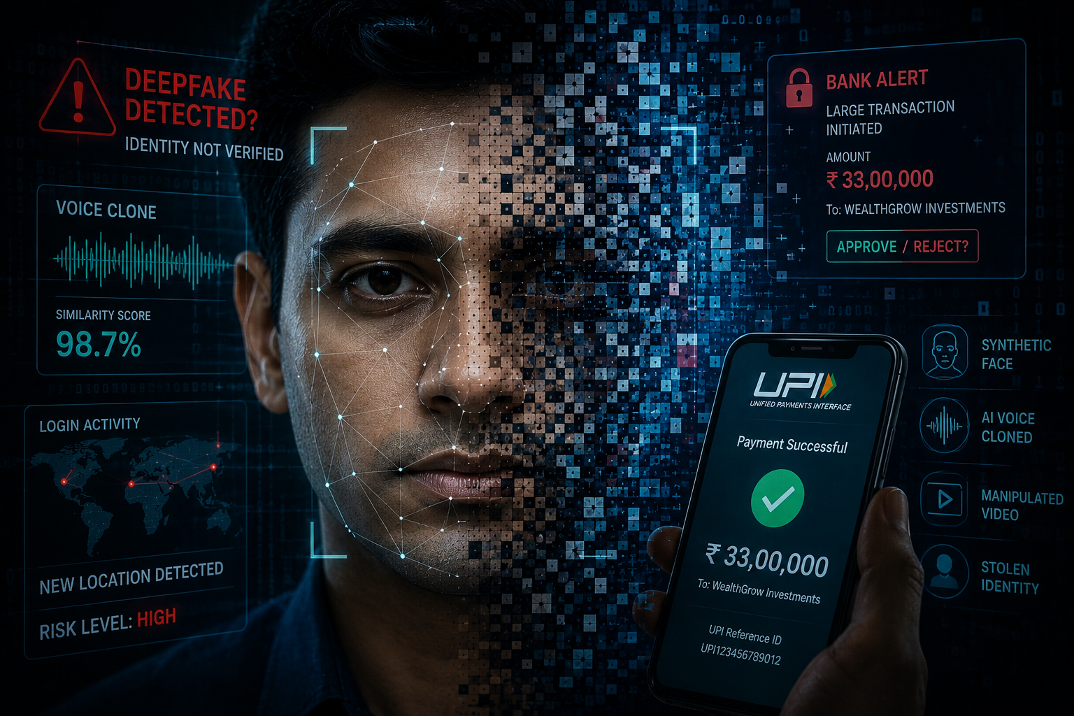 When Your Face Becomes a Weapon: Deepfake Fraud and India's Regulatory Unpreparedness