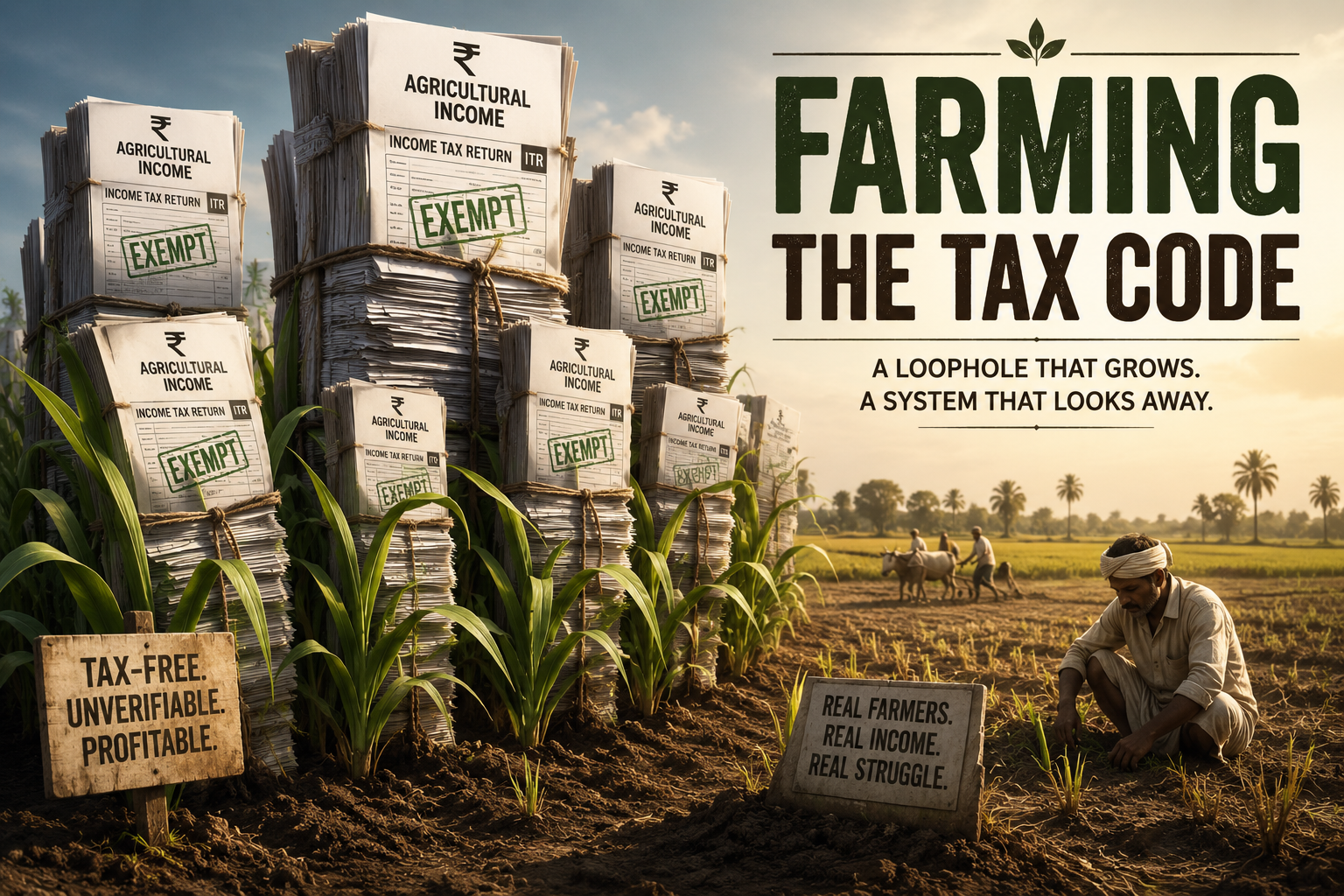 Agricultural Income: India's Most Abused Tax Loophole 