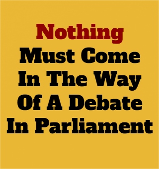 Accountability Cannot Be a Precondition to Debate